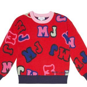 The Marc Jacob kids girls red logo sweaters size 12